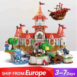 LQS 67601 Super Mario Castle Peach Castle Ideas Creator Series Building Blocks Kids Toy