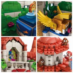 Super Mario Castle Peach Castle LQS 67601 Ideas Creator Series 2614Pcs Building Blocks Kids Toy Gift LQS 67601 Super Mario Castle Peach Castle Ideas Creator Series Building Blocks Kids Toy