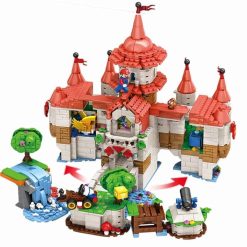 Super Mario Castle Peach Castle LQS 67601 Ideas Creator Series 2614Pcs Building Blocks Kids Toy Gift LQS 67601 Super Mario Castle Peach Castle Ideas Creator Series Building Blocks Kids Toy