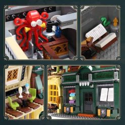 Mould King 16040 Harry Potter Magic Book Shop Flourish and Blotts 3468Pcs Modular Building Blocks Bricks Kids Toy Gift Harry Potter Mould King 16040 Magic Book Shop Flourish and Blotts Modular Building Blocks Bricks Kids Toy