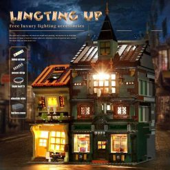 Mould King 16040 Harry Potter Magic Book Shop Flourish and Blotts 3468Pcs Modular Building Blocks Bricks Kids Toy Gift Harry Potter Mould King 16040 Magic Book Shop Flourish and Blotts Modular Building Blocks Bricks Kids Toy