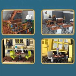 Mould King 16040 Harry Potter Magic Book Shop Flourish and Blotts 3468Pcs Modular Building Blocks Bricks Kids Toy Gift Harry Potter Mould King 16040 Magic Book Shop Flourish and Blotts Modular Building Blocks Bricks Kids Toy