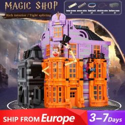 Harry Potter Mould King 16041 Magic Joker Shop Weasleys' Wizard Wheezes Modular Building Blocks Bricks Kids Toy