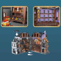 Mould King 16041 Harry Potter Magic Joker Shop Weasleys' Wizard Wheezes 3363Pcs Modular Building Blocks Bricks Kids Toy Gift Harry Potter Mould King 16041 Magic Joker Shop Weasleys' Wizard Wheezes Modular Building Blocks Bricks Kids Toy