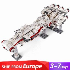 Mould King 21003 Star Wars Tantive IV CR90 Corellian Corvette Space Ship 10019 Building Blocks Kids Toy