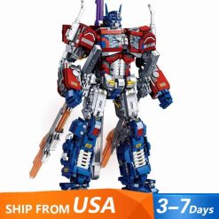 Optimus Prime Robots Transformers Technic 772 Truck Ideas Creator Building Blocks Toy