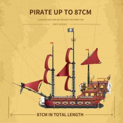Reobrix 66010 Pirate Revenge Ship Pirates Of The Caribbean 3066Pcs Building Blocks Bricks Kids Toy Reobrix 66010 Pirate Revenge Ship pirates of the Caribbean Building blocks kids toy