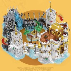 Reobrix The Royal Bay 66013 Pirates Of The Caribbean 4168Pcs Building Blocks Bricks Kids Toy Gift ReoBrix 66013 the Royal Bay palace