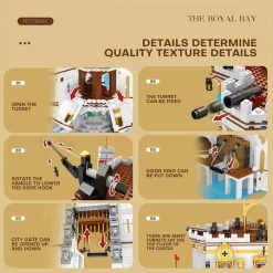 Reobrix The Royal Bay 66013 Pirates Of The Caribbean 4168Pcs Building Blocks Bricks Kids Toy Gift Reobrix The Royal Bay 66013 Pirates Of The Caribbean 4168Pcs Building Blocks Bricks Kids Toy Gift - Image 5