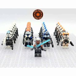 Star Wars Ahsoka Tano Rex Jesse Cody Echo Republic Trooper Minifigures