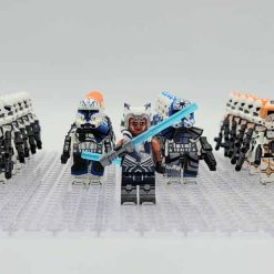 Star Wars Ahsoka Tano Captain Rex Jesse Echo Cody Republic Clone Troopers Army 25 Brick Figures Collection Kids Toys Gift Star Wars Ahsoka Tano Rex Jesse Cody Echo Republic Trooper Minifigures
