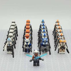 Star Wars Ahsoka Tano Captain Rex Jesse Echo Cody Republic Clone Troopers Army 25 Brick Figures Collection Kids Toys Gift Star Wars Ahsoka Tano Rex Jesse Cody Echo Republic Trooper Minifigures