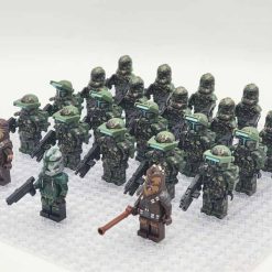 Star Wars Mandalorian Commander Gree Chewbacca Kashyyyk Clone Troopers Army 23 Brick Figures Collection Kids Toys Gift Commander Gree Chewbacca Kashyyyk Clone Troopers Star Wars Minifigures Army