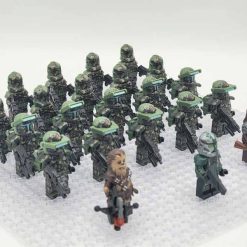 Star Wars Mandalorian Commander Gree Chewbacca Kashyyyk Clone Troopers Army 23 Brick Figures Collection Kids Toys Gift Commander Gree Chewbacca Kashyyyk Clone Troopers Star Wars Minifigures Army
