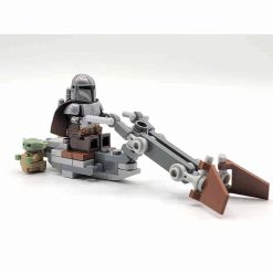 Din Djarin Baby Yoda Speeder Bike Star Wars Mandalorian Minifigures