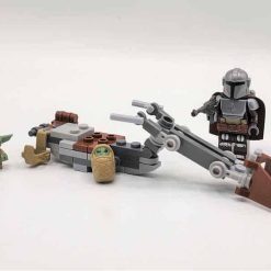 Din Djarin Baby Yoda Speeder Bike Star Wars Mandalorian Minifigures