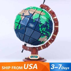 KING 95335 The Globe Earth World Map 21332 Building Blocks
