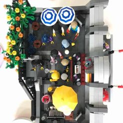 Lion Pub Jiestar 89107 City Street View Ideas Creator Expert Series 5910Pcs Modular Building Blocks Kids Toy Gift JieStar 89107 Lion Pub Modular Street View Building Blocks