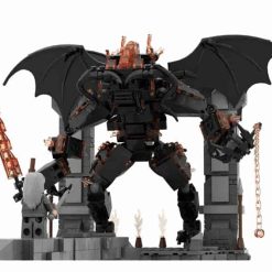 Lord of the Rings Khazad-Dum Bridge With Balrog of Morgoth MOC-27781