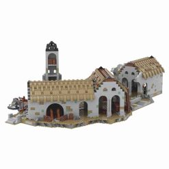 Lord of the Rings Hobbit Harlond Port Harbor MOC-65405 UCS With Pirate Ship 2882Pcs Modular Building Blocks Kids Toy Lord of the Rings Hobbit Harlond Port Harbor MOC-65405 UCS Pirate Ship Building Blocks Kids Toy