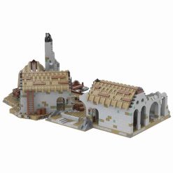 Lord of the Rings Hobbit Harlond Port Harbor MOC-65405 UCS With Pirate Ship 2882Pcs Modular Building Blocks Kids Toy Lord of the Rings Hobbit Harlond Port Harbor MOC-65405 UCS Pirate Ship Building Blocks Kids Toy