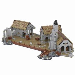 Lord of the Rings Hobbit Harlond Port Harbor MOC-65405 UCS With Pirate Ship 2882Pcs Modular Building Blocks Kids Toy Lord of the Rings Hobbit Harlond Port Harbor MOC-65405 UCS Pirate Ship Building Blocks Kids Toy