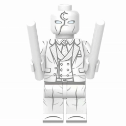 Marvel Moon Knight 5 PC Brick Figures Layla Scarlet Scarab Khonsu Mr. Knight Collection Army Marvel Moon Knight Minifigures Layla Scarlet Scarab Khonsu Mr. Knight Collection Army