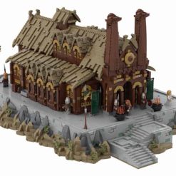 Lord of the Rings Rohan Edoras Meduseld Golden Hall MOC-62288 UCS 10116Pcs Building Blocks Kids Toy Lord of the Rings Rohan Edoras Meduseld Golden Hall MOC-62288 UCS Building Blocks