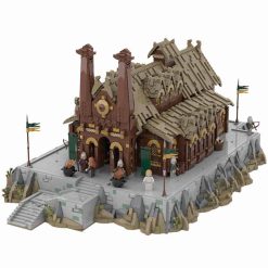 Lord of the Rings Rohan Edoras Meduseld Golden Hall MOC-62288 UCS 10116Pcs Building Blocks Kids Toy