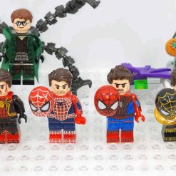 Spider Man No Way Home Marvel 8Pcs Brick Figures Army Collection Kids Toy Gift Spider Man No Way Home Marvel Minifigures Army Kids Toy