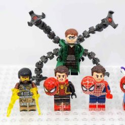 Spider Man No Way Home Marvel 8Pcs Brick Figures Army Collection Kids Toy Gift Spider Man No Way Home Marvel Minifigures Army Kids Toy