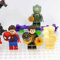 Spider Man No Way Home Marvel 8Pcs Brick Figures Army Collection Kids Toy Gift Spider Man No Way Home Marvel Minifigures Army Kids Toy