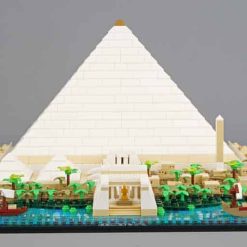 The Great Pyramid of Giza Egypt 21058 City Street View Ideas Creator Expert Series 1476Pcs Modular Building Blocks Kids Toy Gift 6111 The Great Pyramid of Giza Egypt 21058 6111 Modular Building Blocks