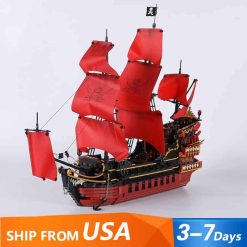 DK6002 pirates of the Caribbean Queen anne revenge 4195 ship Building blocks