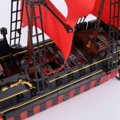 Pirates of the Caribbean Queen Anne's Revenge DK6002 Blackbeard Pirate Ship 3694Pcs Building Blocks Bricks Kids Toy DK6002 pirates of the Caribbean Queen anne revenge 4195 ship Building blocks