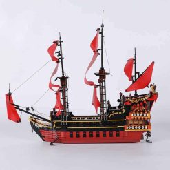 Pirates of the Caribbean Queen Anne's Revenge DK6002 Blackbeard Pirate Ship 3694Pcs Building Blocks Bricks Kids Toy DK6002 pirates of the Caribbean Queen anne revenge 4195 ship Building blocks