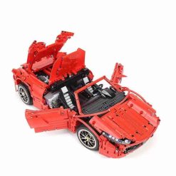 Mould King 13048 Ferrari 488 Technic Super Car with RC 2083Pcs Building Blocks Kids Toy MOC-1767 Mould King 13048 Red Ferrari 488 Technic Super Car with RC MOC-1767 Building Blocks