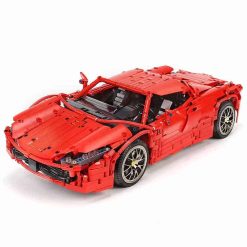 Mould King 13048 Ferrari 488 Technic Super Car with RC 2083Pcs Building Blocks Kids Toy MOC-1767 Mould King 13048 Red Ferrari 488 Technic Super Car with RC MOC-1767 Building Blocks
