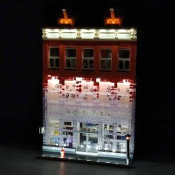 Mould King 16021 Chanel Novatown Crystal House with Lights City Street View 3770Pcs Modular Building Blocks Kids Toy Mould King 16021 Chanel Novatown Crystal House City Modular Building Blocks
