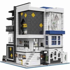 Mould King 16043 Art Gallery Novatown City Street View 3563Pcs Modular Building Blocks Kids Toy Mould King 16043 Art Gallery Novatown City Street View Modular Building Blocks Kids Toy