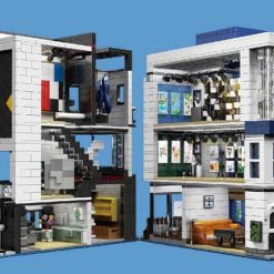 Mould King 16043 Art Gallery Novatown City Street View 3563Pcs Modular Building Blocks Kids Toy Mould King 16043 Art Gallery Novatown City Street View Modular Building Blocks Kids Toy