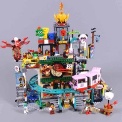 Ninjago Movie The City of Lanterns 80036 King 86999 Monkie Kid Building Blocks