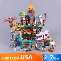 Ninjago Movie The City of Lanterns 80036 King 86999 Monkie Kid Building Blocks