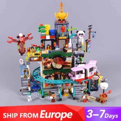 Ninjago Movie The City of Lanterns 80036 King 86999 Monkie Kid Building Blocks