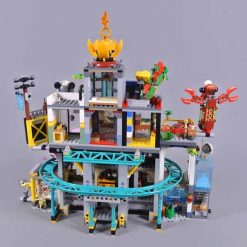 Ninjago Movie The City of Lanterns 80036 Monkie Kid 2187Pcs Building Blocks Bricks Kids Toy 86999 Ninjago Movie The City of Lanterns 80036 King 86999 Monkie Kid Building Blocks