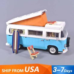 Volkswagen VW T2 Camper Van 10279 Vintage Bus King 22666 Building Blocks