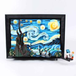 DK 21033 The Starry Night Vincent van Gogh Painting Drawing 21333 Ideas Building Blocks