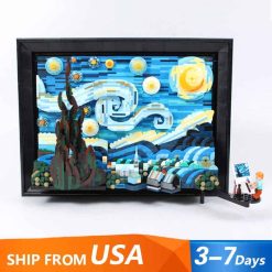 DK 21033 The Starry Night Vincent van Gogh Painting Drawing 21333 Ideas Building Blocks