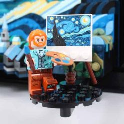 The Starry Night Vincent Van Gogh Painting Drawing 21333 Ideas Creator 2362Pcs Building Blocks Kids Toy 77030 21033 92803 DK 21033 The Starry Night Vincent van Gogh Painting Drawing 21333 Ideas Building Blocks