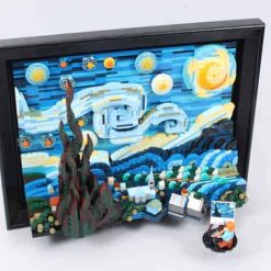 The Starry Night Vincent Van Gogh Painting Drawing 21333 Ideas Creator 2362Pcs Building Blocks Kids Toy 77030 21033 92803 DK 21033 The Starry Night Vincent van Gogh Painting Drawing 21333 Ideas Building Blocks